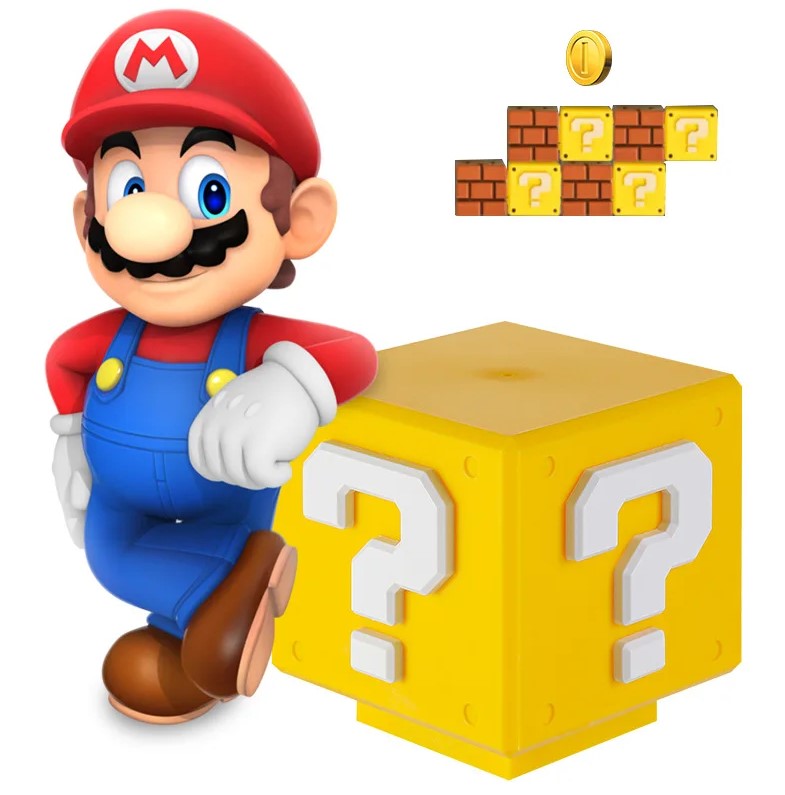 Lámpara LED Cubo de Mario Bros – Ilumina tu Mundo Gamer 🎮✨