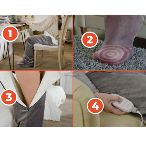 Calming Cozy™ – La Manta Que Abraza Tus Pies y Tu Cansancio